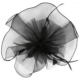 Bandanas Top Hat Womans Tea Hats Women Hair Accessories Fascinators Dress Mesh Party Headband Banquet