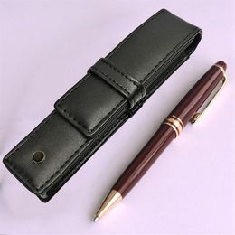 YAMALANG Masterpiece 163 Rollerball pens classic Burgundy color integrity and ballpoint pen with leather pouch options251i