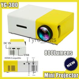 Other Projector Accessories YG300 800Lumen Mini Projector Audio Portable Projector Home Media Full High Definition Support USBAVHDMIcompatibleScreencast x071
