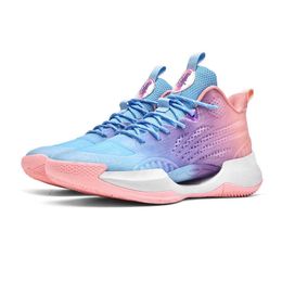 2023 New Basketball Shoes Youth Breathable Running Sneakers Nightlight Fashion Shoes Couple Sports Shoes