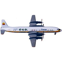 Aircraft Modle 1 400 Scale AC411097 Aero Caribbean Airlines Airbus Il-18 CU-C1545 Avion Metal Miniatures Aviacion Aeroplane Model Toys For Boys 230718