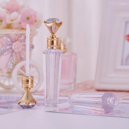 Storage Bottles Durable Refillable Bottle Plastic Transparent Body Big Diamond Compact Cosmetic Empty Tube For Travel