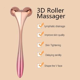 Face Care Devices 3D Roller Massager Lift 360 Rotate Relaxation Sliming Beauty Health Skin Tools Wrinkle Remover 230718