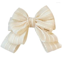 Brooches Korean Fashion Fabric Bow Brooch Bowknot Cloth Art Neck Tie Shirt Corsage Collar Pin Jewelry Gift For Women Colthing Accessories