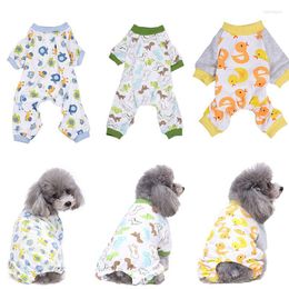 Dog Apparel Pet Jumpsuit Pyjamas For Small Medium Dogs Soft Puppy Rompers Four Leg Clothing Recovery Suit Girl Boy