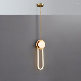 Wall Lamp Stair Light Interior Lighting Modern Design Minimal Creative Metal Led El Luxury Fixtures