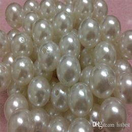 New 100PCS carton white 20mm Imitation pearls Loose bead white Acrylic Pearl Beads DIY Resin Spacer for Jewelry g36533 f5295R