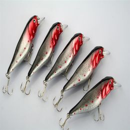 Whole Lot 12 Fishing Lures Minnow Fishing Bait Crankbait Tackle Insect Hooks Bass 12 8g 9 5cm 210S