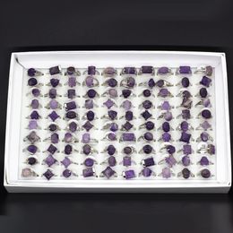 Mix Lot Women Rings Natural Stone Rings For Natural Stone Collection Lovers 20pcs Whole Party gift2782