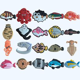 Shoe Parts Accessories Charms For Clog Decoration Cute Various Fish Premium Quality Kids Boys Girls Teens Men Women And Adts Drop Del Otofl