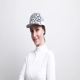 Ball Caps Sell White Women Men Spring Summer And Autumn Sunshade Leopard Printing Baseball Lady Mesh Trucker Hat Fashion Hats