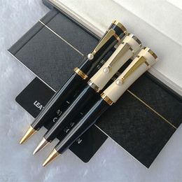 YAMALANG Luxury Pens PEN BOX CARD Milk white ballpoint pen Germany special ball school office stationery Diamond Clip RollerBall p249K