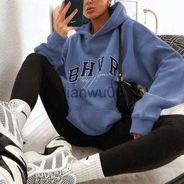 Womens Hoodies Sweatshirts Women Casual Hoodie BHVR Game Letter Printing Plus Velvet Warm Long Sleeve Streetwear Sweater In Autumn Winter Grunge Oversi J230718