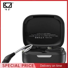 Headphones Earphones KZ AZ09 Wireless Upgrade Cable Bluetoothcompatible 52 HIFI Wire less Ear Hook C PIN Connector With Charging Case B Pin x0718