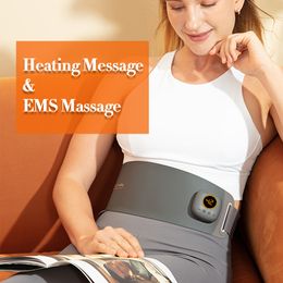 Face Massager Menstrual Period Heating pad Warm Belt Massager Belt Relieve Menstrual Pain Back Cracker Stretcher Ems Muscle Stimulator 230718