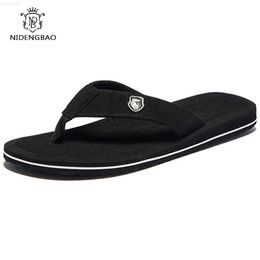 Slippers Brand Men Slippers Beach Shoes Comfortable Flip Flops Men's Sandals Summer Hot Sale Casual Shoes Good Quality Classic Shoes Men L230718