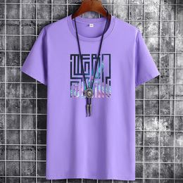 New T-shirt Men Summer Short Sleeve Korean Fashion Cotton Y2k Tops Tee Shirt for Men Printed Casual Male T Shirt Men's Clothing