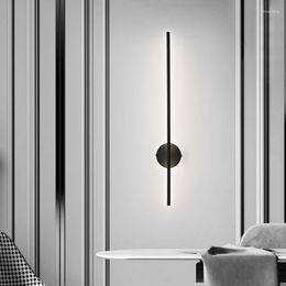 Wall Lamp Led Long Strip Lamps For Living Room Bedside Corridor Postmodern Lights Art Deco Lustre Home Fixture Indoor Lighting