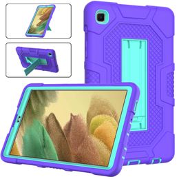 Newest Kickstand Tablet PC Cases for Samsung Galaxy Tab A7 Lite 8.7 T220 T225 Hard Heavy Duty Armour Rugged Defender Protect Cover Orange