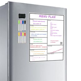 Magnetic Dry Erase Weekly Planner Board Refrigerator Weekly Whiteboard Calendar Resistant Technology Family Home Office Fridge 2186S