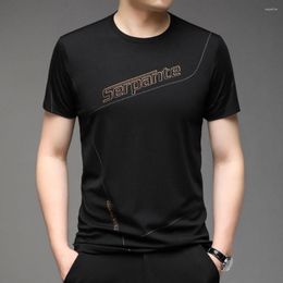 Men's T Shirts Classic Men's Clothing Summer Cool Refreshing T-shirt Letters Printing High-quality Round Collar Short Sleeve