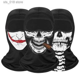 Cycling Caps Masks Outdoor Sunscreen Balaclava Full Face Scarf Mask Tactical Military Motorcycle Wind Face Cover Cap Bicycle Cycling Headgear Men T230718