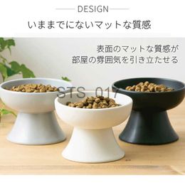 Dog Bowls Feeders Other Pet Supplies Cat Bowl Anti Vomiting Elevated Cat Food Bowls Ceramic Pet Food Bowl for Flat Faced Cats Small Dogs Protect Pet's Spine x0715