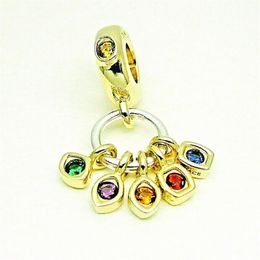 Movie Mavel Infinity Stones Dangle S925 Silver Pandora Charms for Bracelets DIY Jewlery Making Loose Beads Silver Jewellery wholesal199k