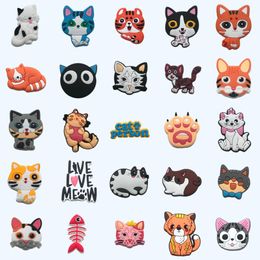 Shoe Parts Accessories Charms For Clog Decoration Cute Cats Person Premium Quality Kids Boys Girls Teens Men Women And Adts Drop Deli Otfi8