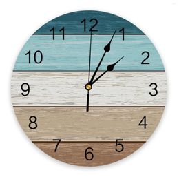 Wall Clocks Vintage Farm Barn Grain Clock Modern Design Living Room Decoration Kitchen Silent Home Decor