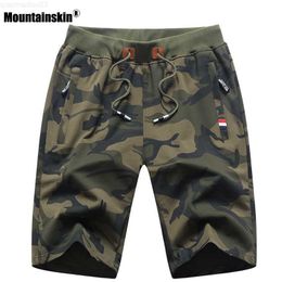 Men's Shorts Mountainskin Camo Men Shorts Casual Cargo Shorts Mens Cotton Camouflage Male Loose Board Shorts Military Short Pants MT135 L230718