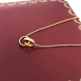 Luxury Jewellery man necklace love pendant wedding party gifts necklace for men aesthetic valentines day fashion necklaces designers plated silver