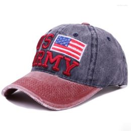 Ball Caps MAERSHEI Cotton Baseball US ARMY Dad Hat Cap High Quality Embroidery Man Women American Flag Letter Snapback Hats