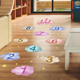 Wall Stickers Cartoon Floor Decoration Children For Home Kids Game Baby Room Playroom