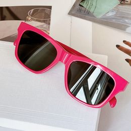 Pink Black Smoke Square Sunglasses 40249 for Women Men Sunnies gafas de sol Sonnenbrille Shades UV400 Eyewear with Box