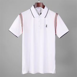 1 New Fashion London England Polos Shirts Mens Designers Polo Shirts High Street Embroidery Printing T shirt Men Summer Cotton Casual T-shirts #1250