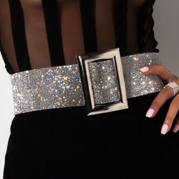 Neck Ties Fashion Sparkly 110 cm Waist Belt Adjustable Width Women Selling Hight Street Night Party Accessories 230718