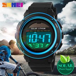 New SKMEI brand fashion leisure children's watches solar electronic sports watch multi-function outdoor waterproof digital wa335M