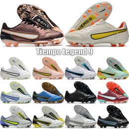 Tiempo Legend 9 Elite FG Erkekler Futbol Ayakkabı Klasik Şarj Lucent Nesil Patlama İlerleme Gölge Futbol Boyutu 39-45