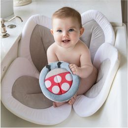 Bathing Tubs Seats Baby Care Products Bath Tubcushions born Float Pillow Foldable Cushion Mat Support For Babies 230718