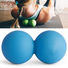 Massage Stones Rocks Peanut Ball Double Lacrosse Roller for Back Neck Shoulder Spine Legs Hips Deep Tissue Muscle Relax 230718