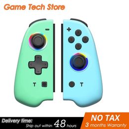 Game Controllers & Joysticks Joy-Con Switch Controller Support Turbo Adjustable Vibration And LED Light With Grip Stand JoyPad For302y