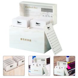 False Eyelashes Lash Eyelash Tray Holder Extensions Pallet Extension Board Acrylic Storage Travel Trays White Display Supplies 230617