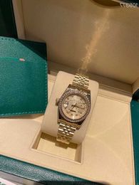 R olax Men's Watches from Top Brands Log 31 Classic Swiss Quartz Steel Women's Watch Brand New Fashion Calendar Pointer Diamond Set With Gift Box BM0Z