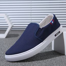 Dress Shoes Spring Old Beijing Cloth Mens Loafers Autumn Leisure Slip on Casual Fashion Lazy Skate Canvas 230717