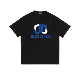 BLCG LENCIA Summer T-Shirts High Street Hip-Hop Style 100% Cotton Quality Men and Women Drop Sleeve Loose Tshirts Oversize Tops 23204