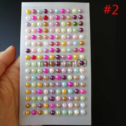 Other Makeup Pearl Stickers 3D Eyes Face Makeup Temporary Tattoo Self Adhesive Body Stickers Eyeliner Makeup Tattoos Festival Accessory 4.5mm J230718
