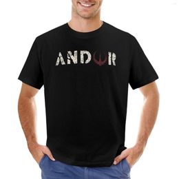 Men's Polos Andor T-Shirt Plus Size Tops Custom T Shirts Design Your Own Sports Fan T-shirts For Men Cotton