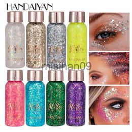 Other Makeup Glitter Eye Shadow Sequin Gel Mermaid Scale Face Nightclub MakeupBody Lotion Stage Glitter Shimmer Eyes Makeup Health Beauty J230718