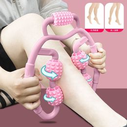 Leg Massagers 1 Pcs Leg Ring Leg Clamp Weight Loss Artifact Beauty Leg Products Leg Muscle Elimination Trainer Roller Massager Yoga Equipment 230718